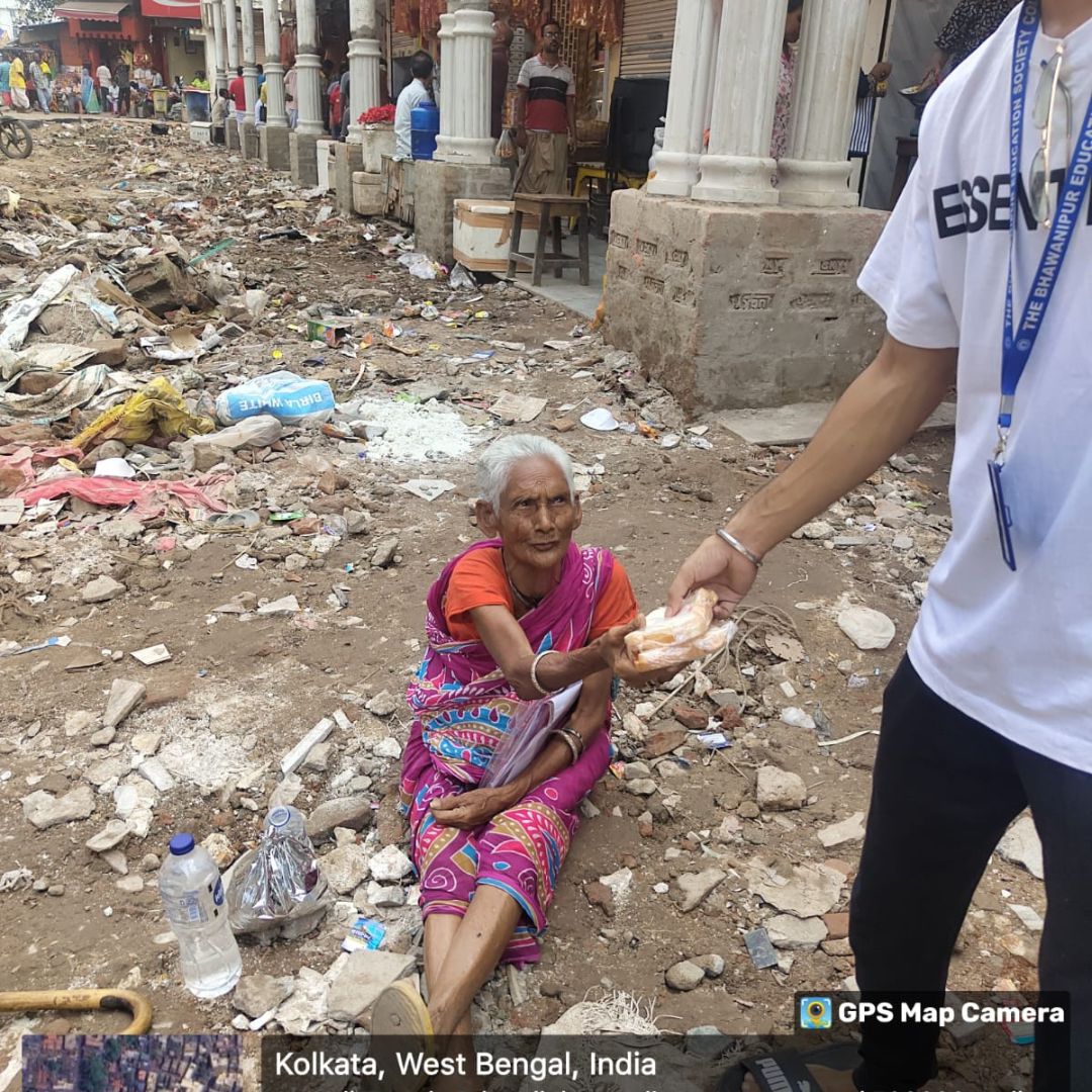 Seva Sandwich outreach activity organised by BESC NSS Unit